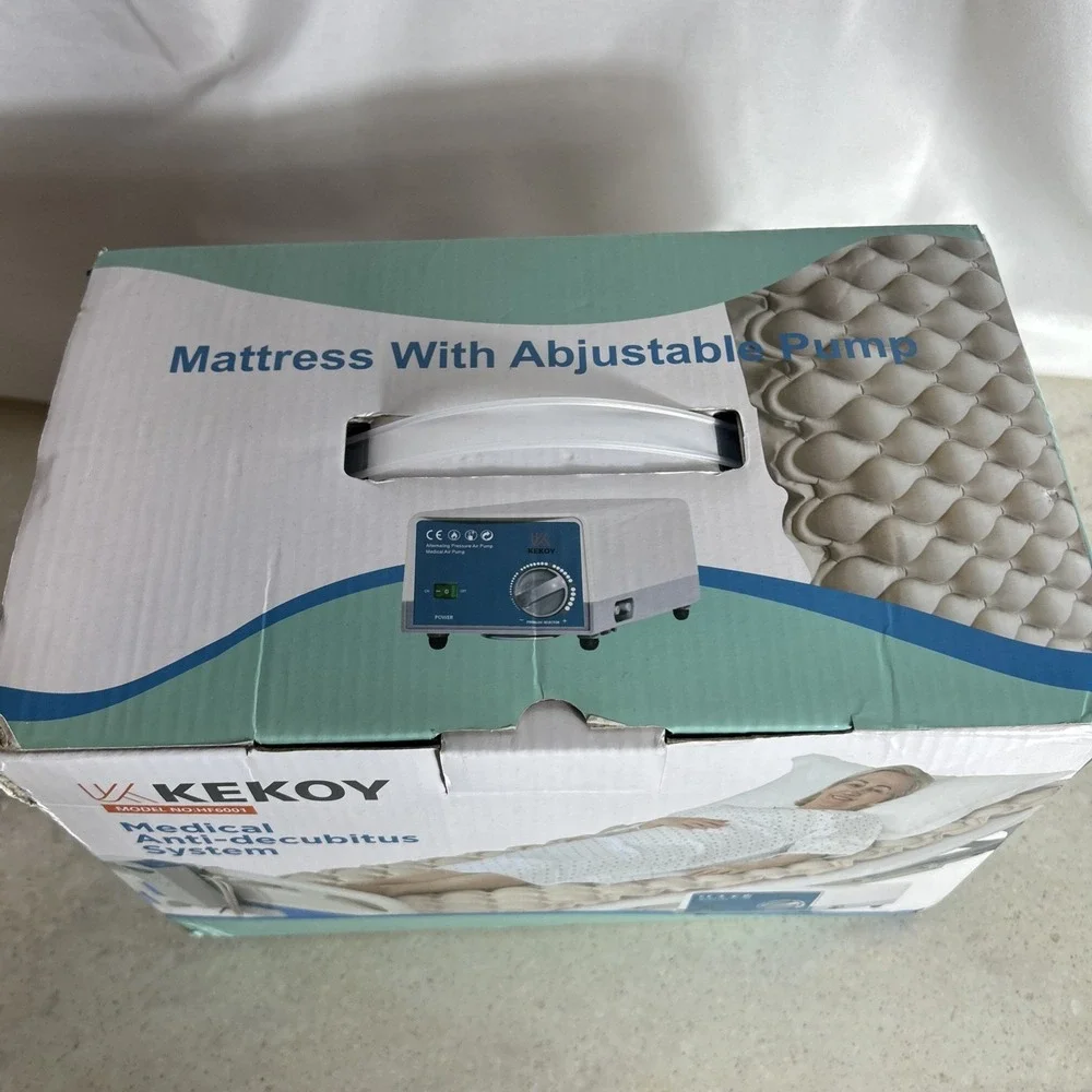 Kekoy Alternating Air Pressure Mattress Pad Beige Waterproof
